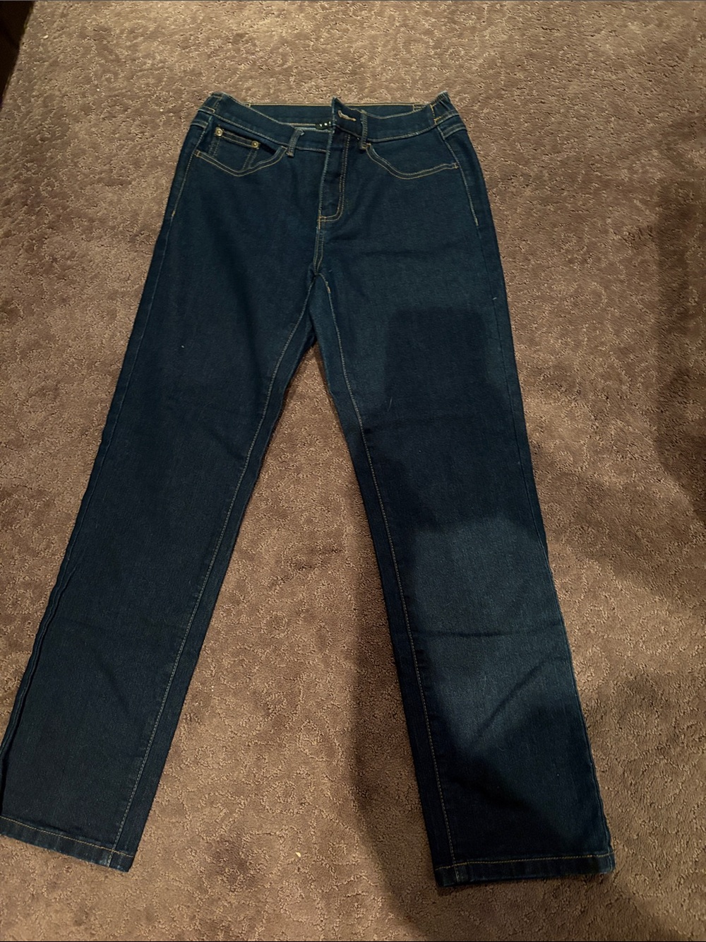 Tribal Women's Straight Leg Jeans - Dark Blue